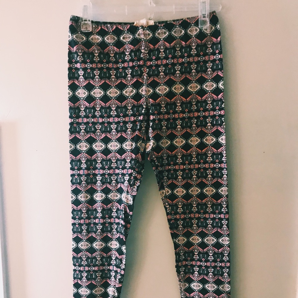 cute pink patterned leggings